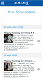 Mobile Screenshot of missabracadabra.canalblog.com