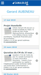 Mobile Screenshot of gerardaubineau.canalblog.com