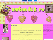 Tablet Screenshot of karton.canalblog.com