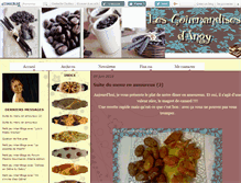 Tablet Screenshot of gourmandisesangy.canalblog.com