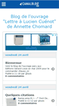 Mobile Screenshot of luciencuenot.canalblog.com