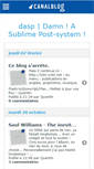 Mobile Screenshot of daspblog.canalblog.com