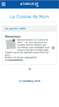 Mobile Screenshot of lacuisinedemom.canalblog.com