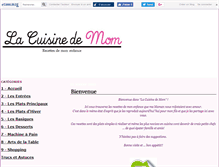 Tablet Screenshot of lacuisinedemom.canalblog.com