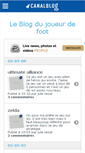 Mobile Screenshot of joueurdefoot.canalblog.com
