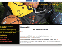 Tablet Screenshot of basketlouroux.canalblog.com