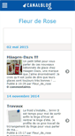 Mobile Screenshot of fderose.canalblog.com