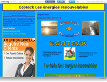 Tablet Screenshot of ecoteck.canalblog.com