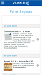 Mobile Screenshot of foietsagesse.canalblog.com