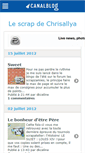 Mobile Screenshot of chrisallyascrap.canalblog.com