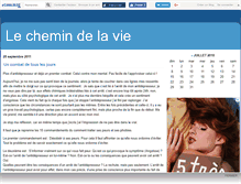 Tablet Screenshot of lechemindelavie.canalblog.com