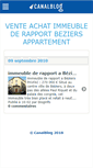 Mobile Screenshot of immeublebeziers.canalblog.com