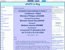 Tablet Screenshot of apartedax.canalblog.com