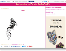 Tablet Screenshot of leterrierroze.canalblog.com