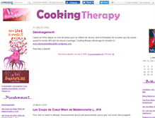Tablet Screenshot of cookingtherapy.canalblog.com