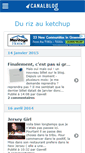 Mobile Screenshot of durizauketchup.canalblog.com