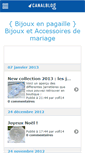 Mobile Screenshot of mariagebijoux.canalblog.com