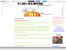 Tablet Screenshot of potironsworld.canalblog.com