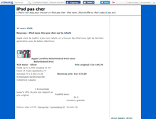 Tablet Screenshot of ipodpascher.canalblog.com