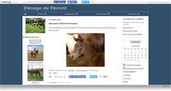 Desktop Screenshot of elevagedeflorent.canalblog.com