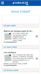Mobile Screenshot of annacreatif.canalblog.com
