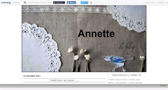 Desktop Screenshot of mlleannette.canalblog.com
