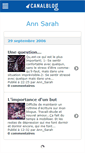 Mobile Screenshot of annsarah.canalblog.com