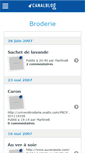 Mobile Screenshot of labroderie.canalblog.com