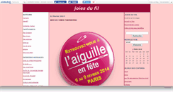 Desktop Screenshot of joiesdufil.canalblog.com