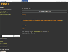 Tablet Screenshot of esors.canalblog.com