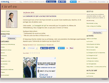 Tablet Screenshot of gaellebernard.canalblog.com
