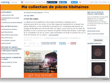 Tablet Screenshot of piecesdutibet.canalblog.com