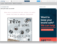 Tablet Screenshot of lesbelmatieres.canalblog.com