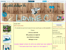 Tablet Screenshot of lidvinecreation.canalblog.com