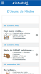 Mobile Screenshot of djeunsdemeche.canalblog.com