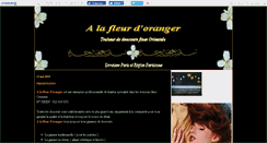 Desktop Screenshot of alafleurdoranger.canalblog.com