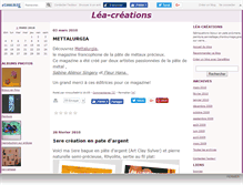 Tablet Screenshot of leacreations.canalblog.com