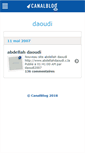 Mobile Screenshot of daoudi2007.canalblog.com