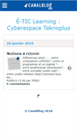 Mobile Screenshot of cyberteknoplus.canalblog.com
