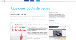 Desktop Screenshot of boutsdepages.canalblog.com