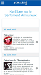 Mobile Screenshot of korzeam.canalblog.com