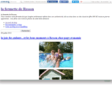 Tablet Screenshot of fermettederesson.canalblog.com