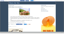 Desktop Screenshot of choixdevie.canalblog.com