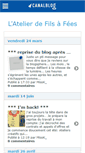 Mobile Screenshot of langebleue.canalblog.com