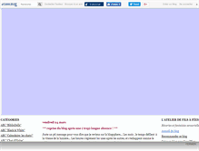 Tablet Screenshot of langebleue.canalblog.com