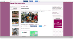 Desktop Screenshot of latablenomade.canalblog.com