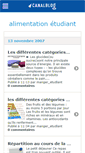 Mobile Screenshot of mangeretudiant.canalblog.com