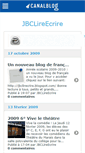 Mobile Screenshot of jbclireecrire.canalblog.com