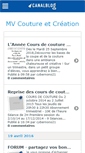 Mobile Screenshot of mvcoutureetcrea.canalblog.com