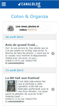 Mobile Screenshot of cotonetorganza.canalblog.com